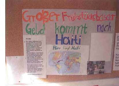 Der große Aushag in unserer Schule