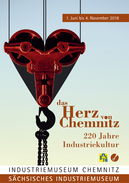 Plakat zur Ausstellung im Industriemuseum Chemnitz