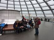 In der Kuppel des Bundestages